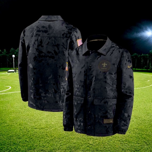 New Orleans Saints NIKE Salute to Service NFL Football Jacket Mens Large NEW - Picture 12 of 12